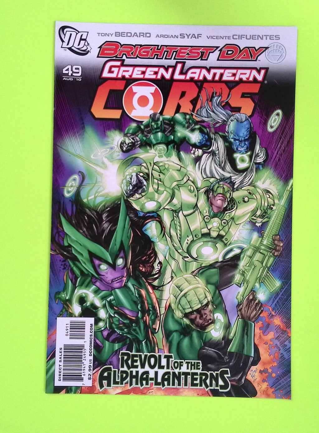 Green Lantern Corps #49 Vol. 2 2010 DC Comics 8.0 Comic Book G86-143