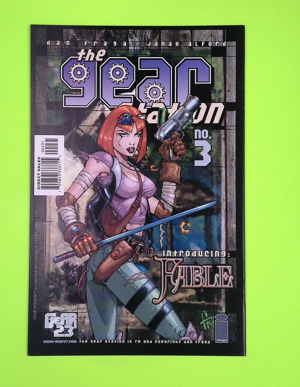 Gear Station #2b 2000 Image Comics Variant High Grade Comic Book J87-37