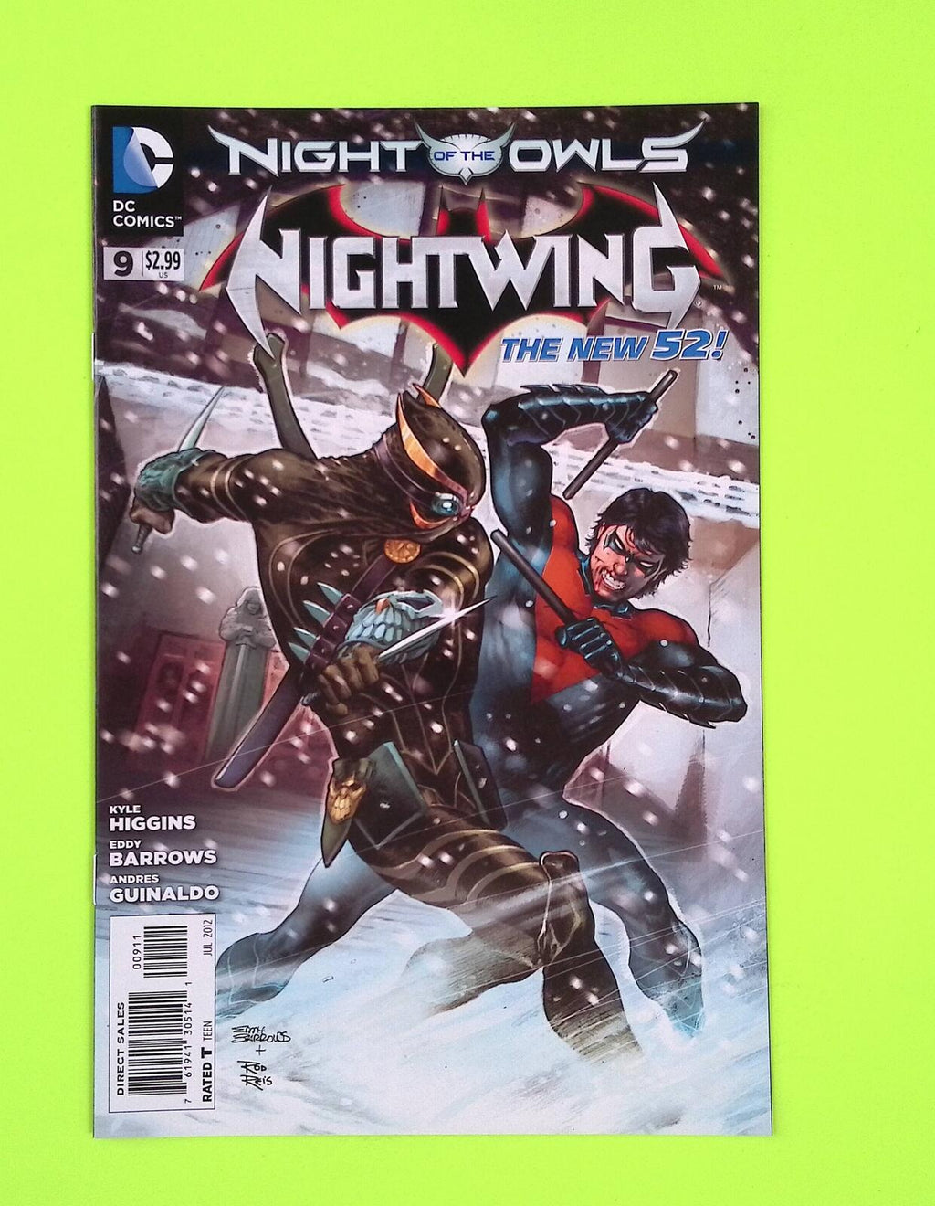 Nightwing #9 Vol. 3 2012 DC Comics High Grade Comic Book M30-278