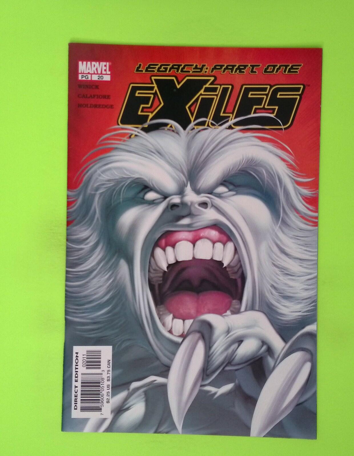 Exiles #20 Vol. 1 2003 Marvel Comics High Grade Comic Book W251-63