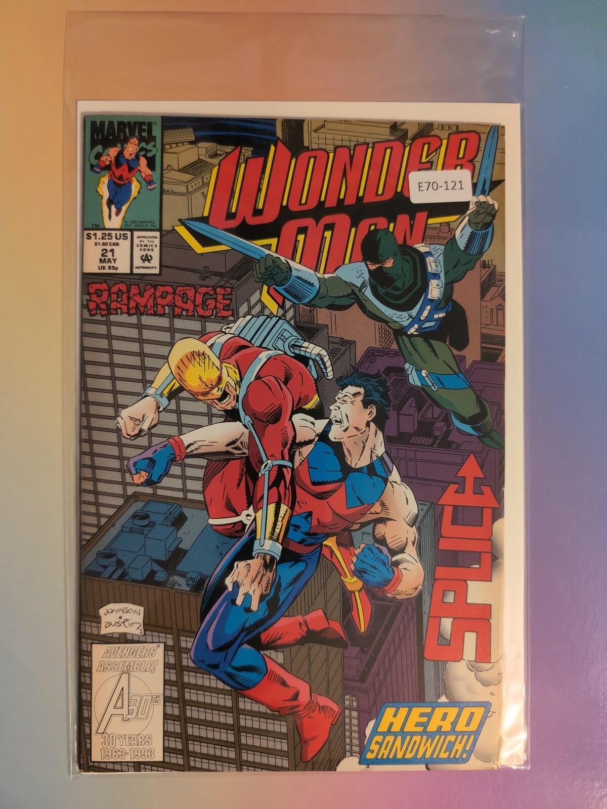WONDER MAN #21 VOL. 2 HIGH GRADE MARVEL COMIC BOOK E70-121