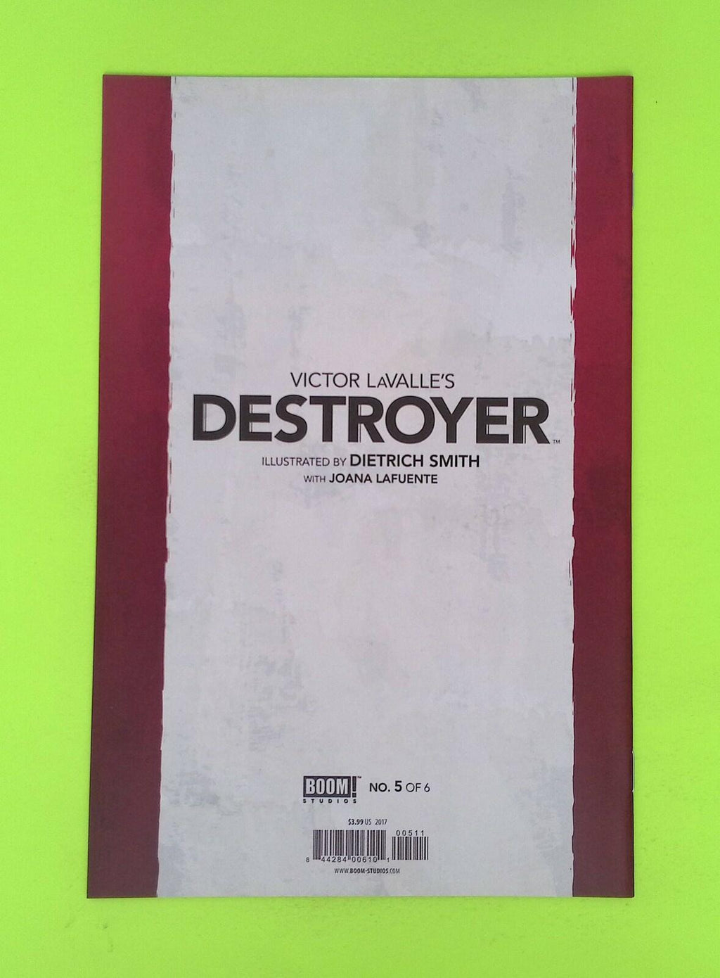 Victor LaValle's Destroyer #5 2017 BOOM! Studios High Grade Comic Book W15-48
