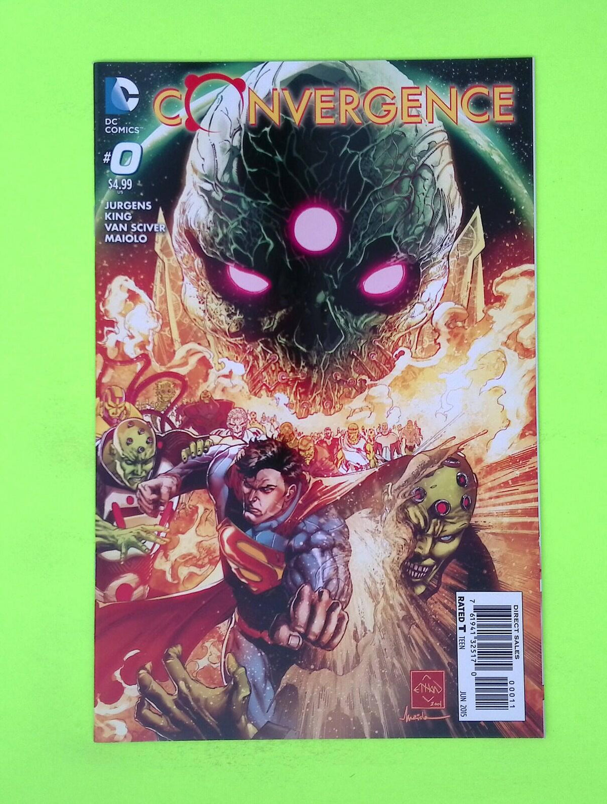 Convergence #0 2015 DC Comics 1st App High Grade Comic Book R25-208
