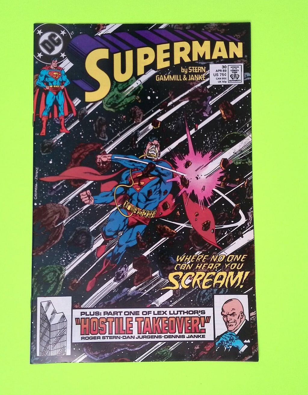 Superman #30 Vol. 2 1989 DC Comics High Grade Comic Book P44-54