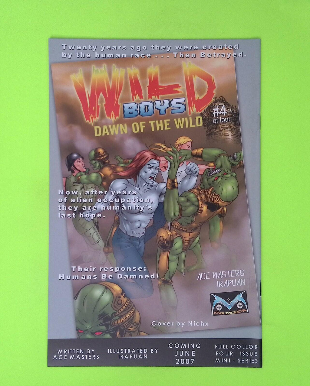 Wild Boys #3 Masterpiece Comics High Grade Comic Book P53-76