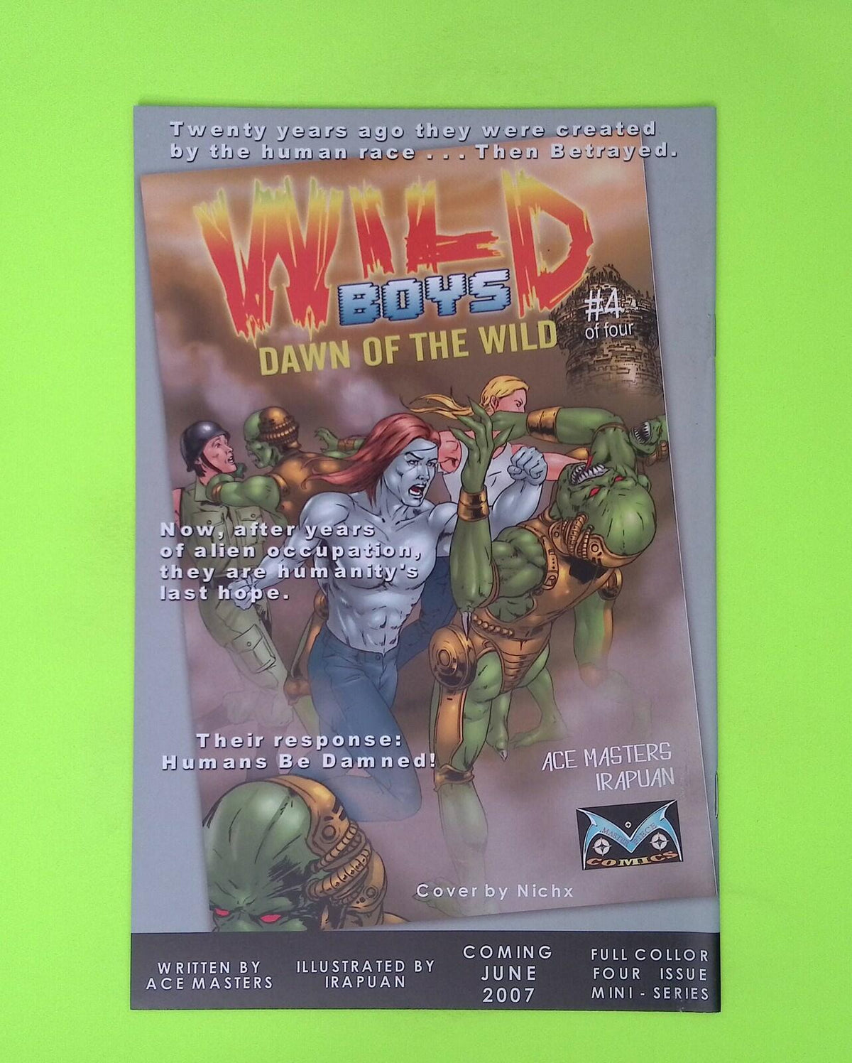 Wild Boys #3 Masterpiece Comics High Grade Comic Book P53-76