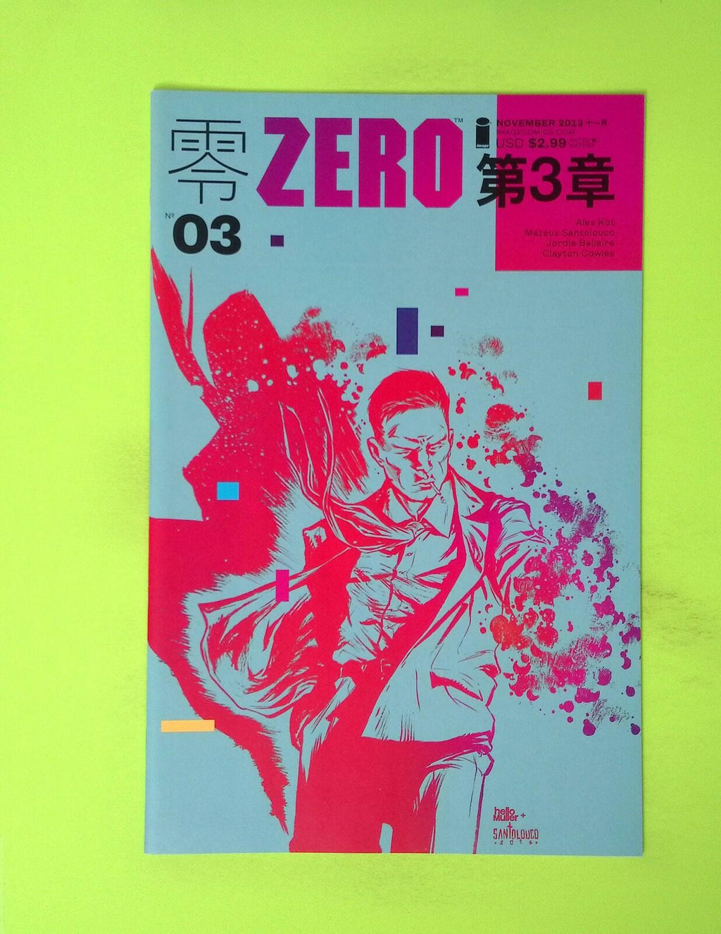Zero #3 2013 Image Comics High Grade Comic Book Q95-296