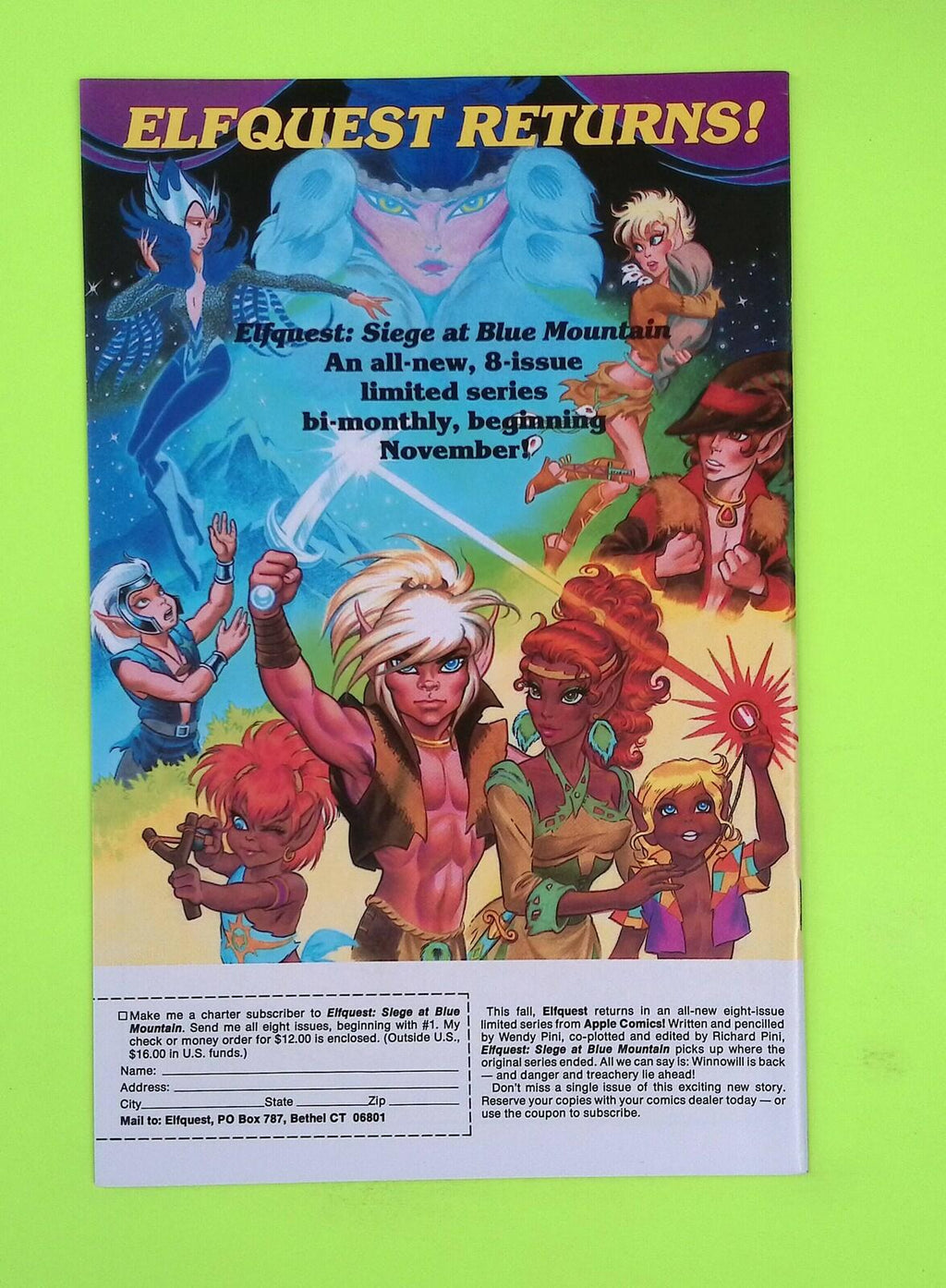 Thunder Bunny #7 1986 Apple Comics 8.0 Comic Book J34-231