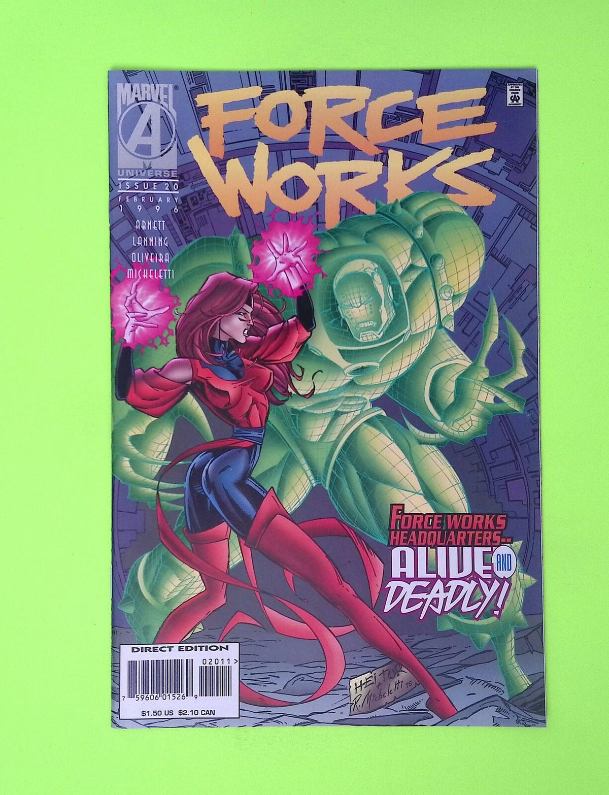 Force Works #20 1996 Marvel Comics High Grade Comic Book X5-104
