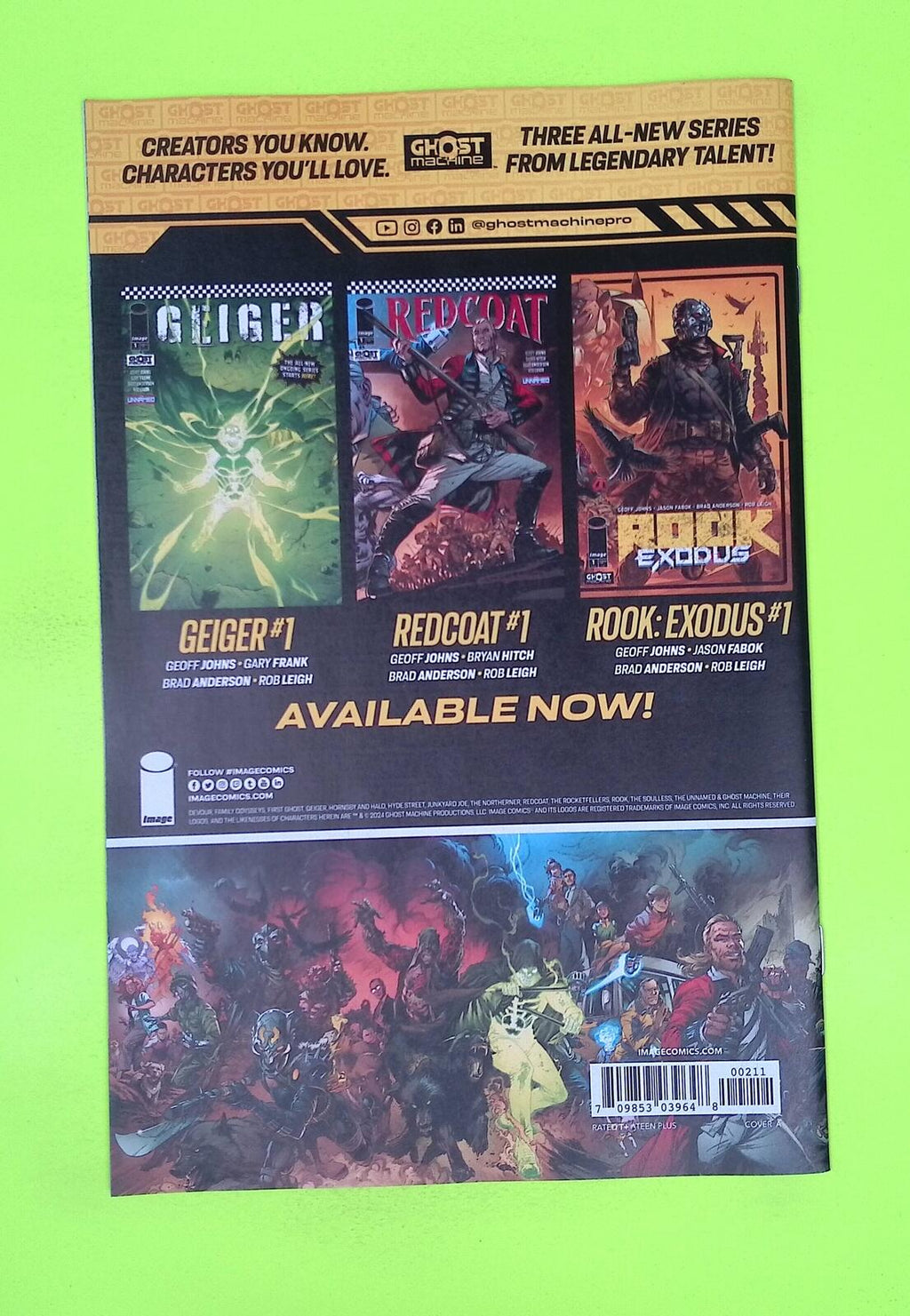 Drawing Blood #2 2024 Image Comics High Grade Comic Book G19-166