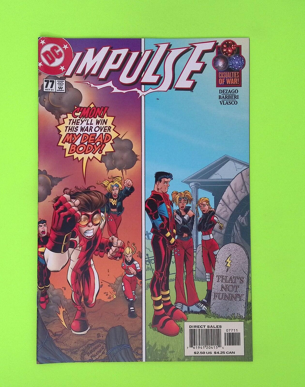 Impulse #77 2001 DC Comics High Grade Comic Book W181-160