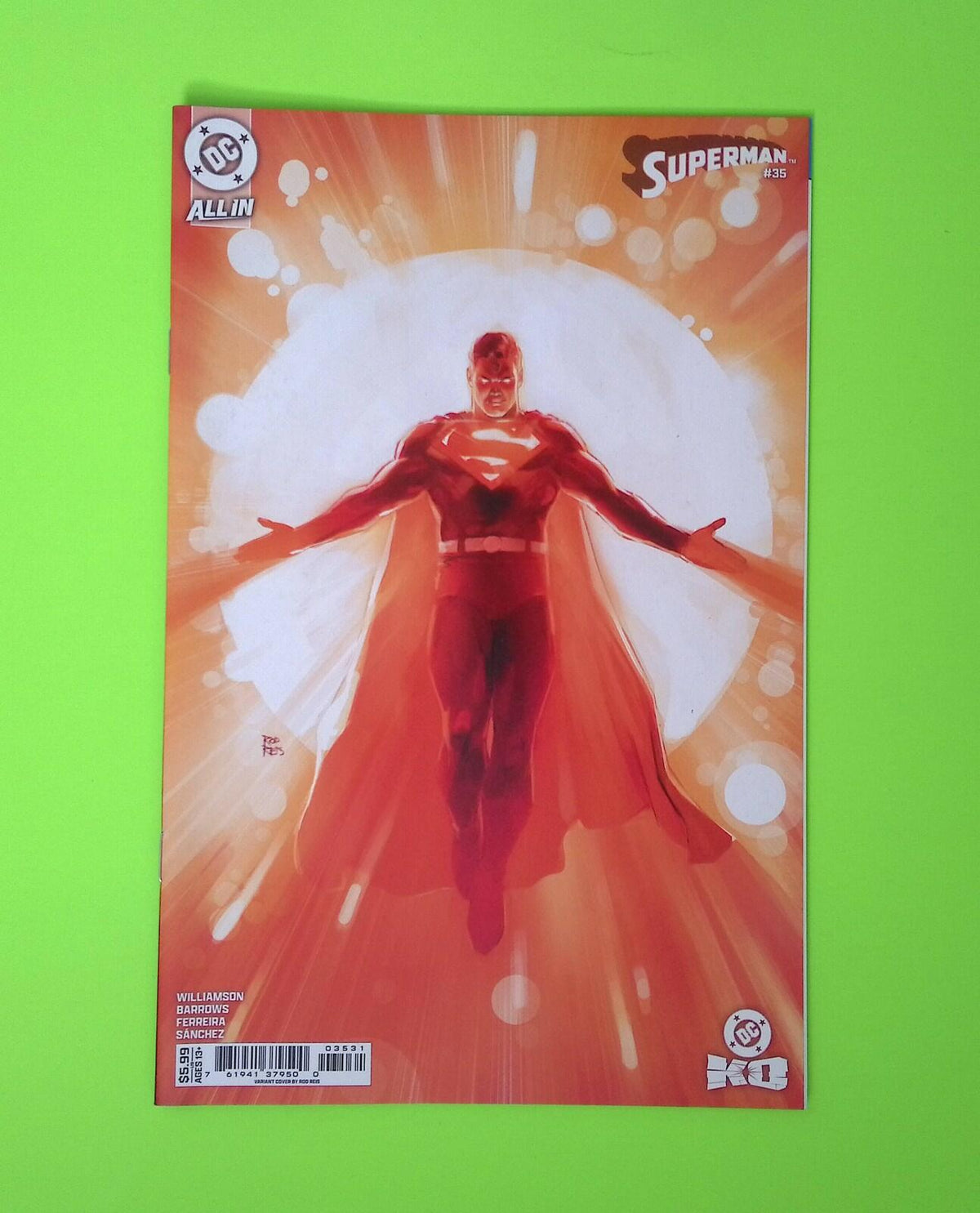 Superman #35c Vol. 6 2026 DC Comics Variant High Grade Comic Book W331-82