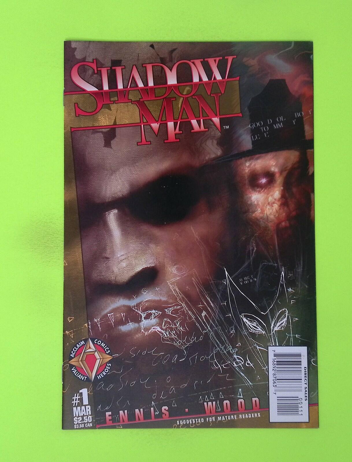 Shadowman #1 Vol. 2 1997 Acclaim Comics High Grade Comic Book W25-243
