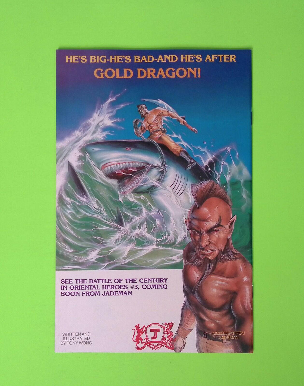 Drunken Fist #2 Jademan Comics High Grade Comic Book B2-77