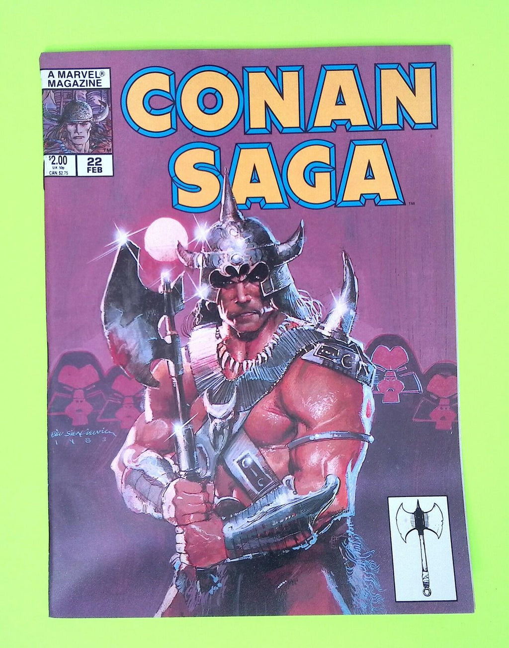 Conan Saga #22 1989 Marvel Comics Mid Grade Comic Book MG20-29