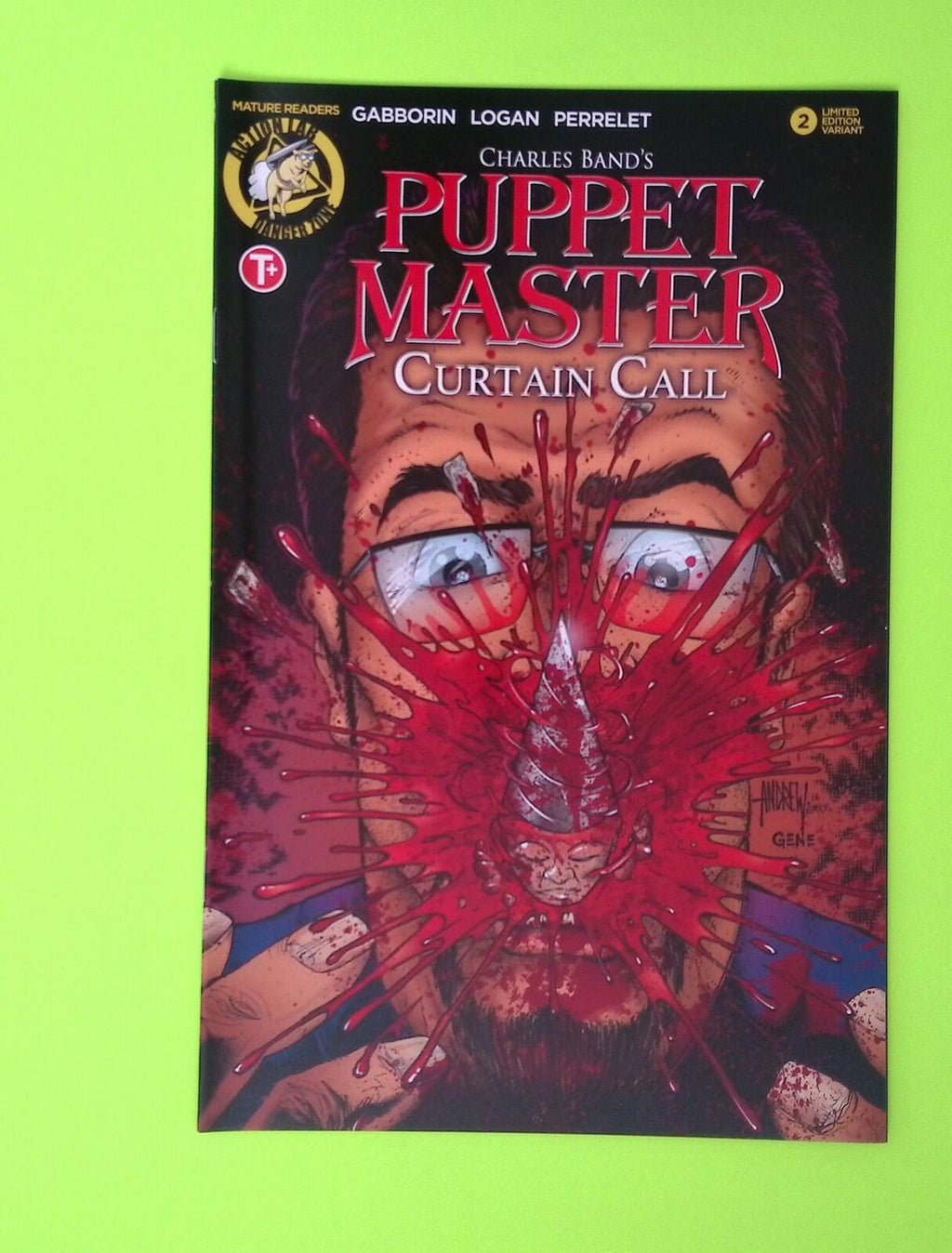 Puppet Master Curtain Call #2c 2017 Danger Zone Variant High Grade X48-203