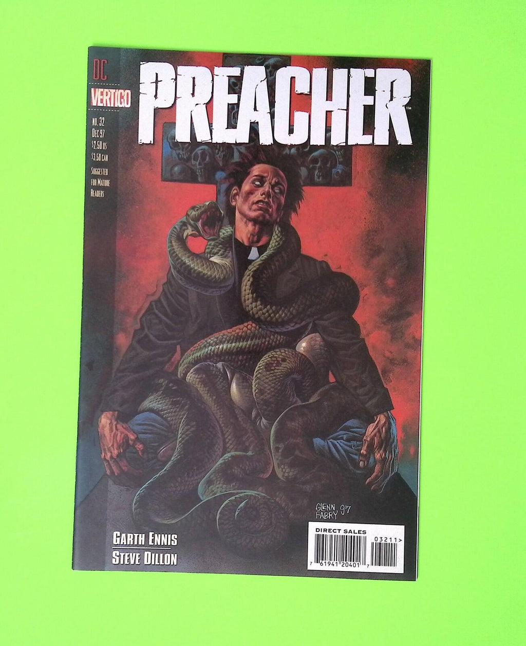 Preacher #32 1997 Vertigo High Grade Comic Book B47-183