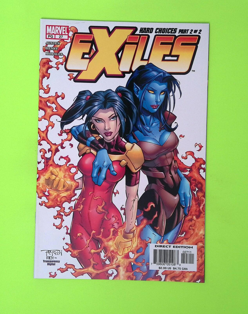 Exiles #27 Vol. 1 2003 Marvel Comics High Grade Comic Book Q18-41