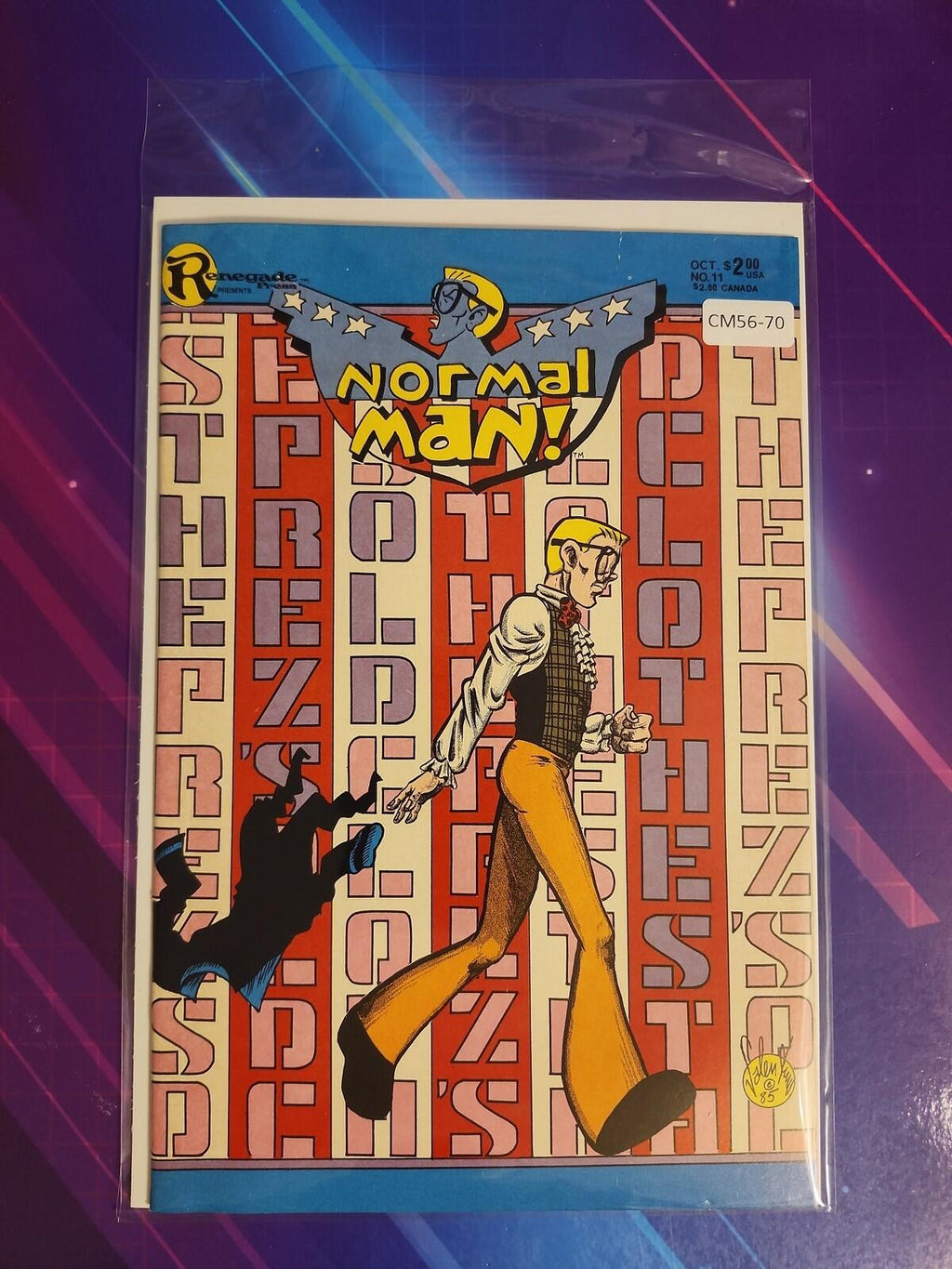 NORMALMAN #11 9.2 RENEGADE PRESS COMIC BOOK CM56-70