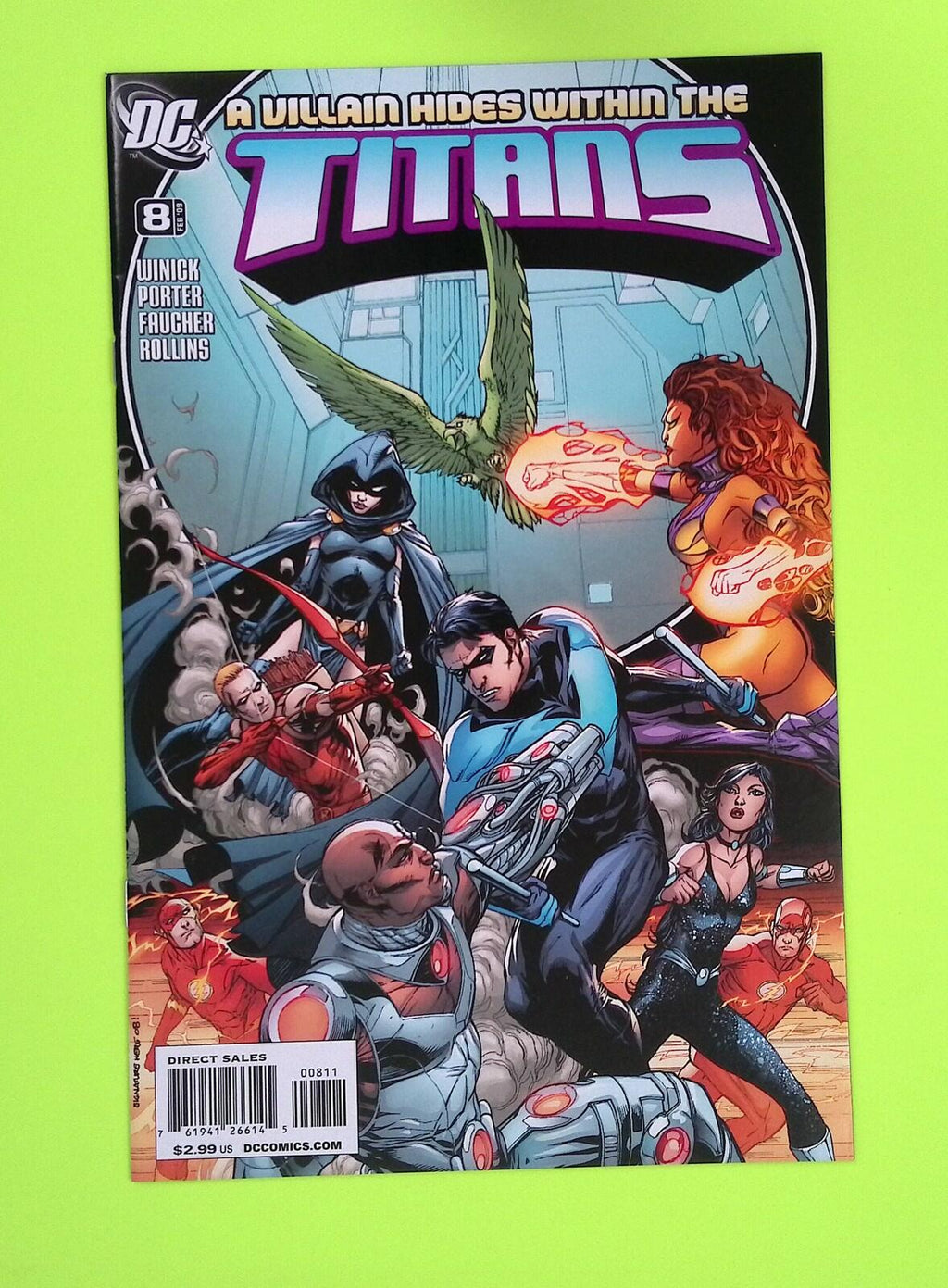Titans #8 Vol. 2 2009 DC Comics 8.0 Comic Book G86-37