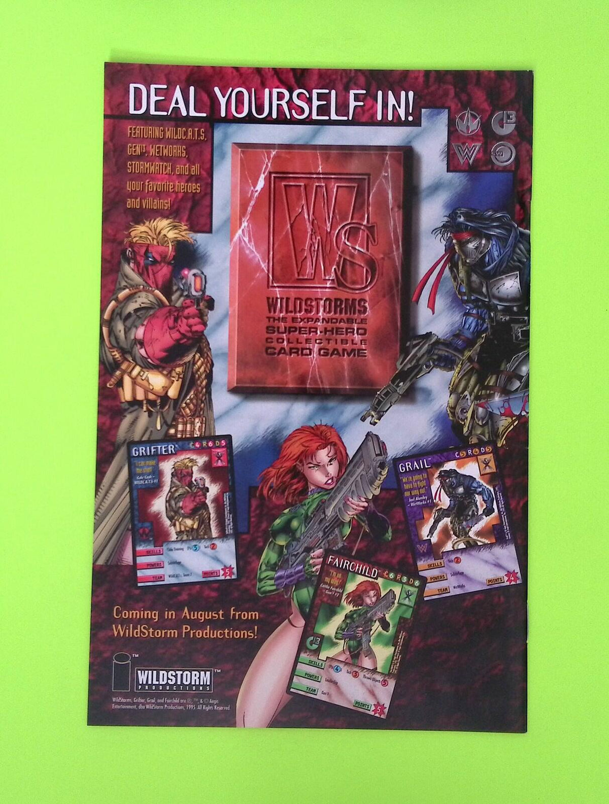 Wildstorm! #1 1995 Image Comics High Grade Comic Book R50-192