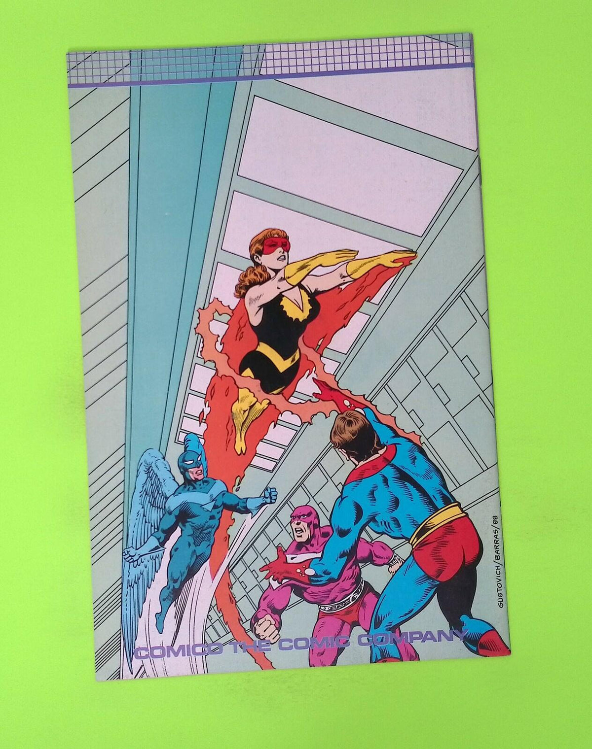 Justice Machine #21 Vol. 2 Comico Comics 8.0 Comic Book W136-189