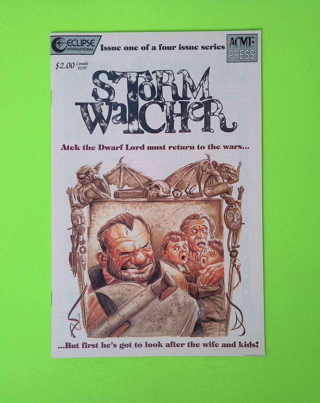 Stormwatcher #1 1989 Eclipse Comics High Grade Comic Book B7-78