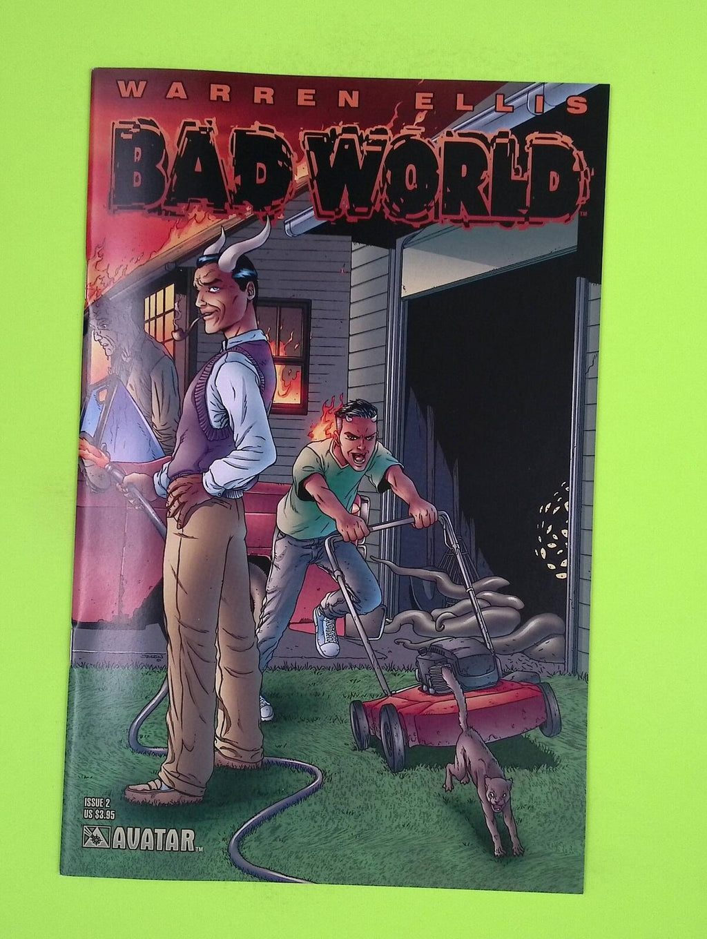 Bad World #2b 2001 Avatar Press Variant High Grade Comic Book J3-70