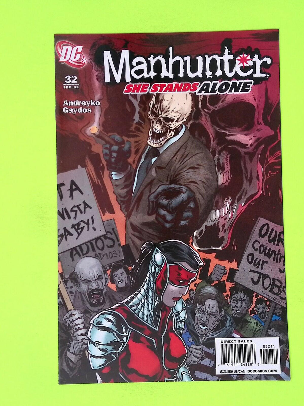 Manhunter #32 Vol. 3 2008 DC Comics High Grade Comic Book P27-185