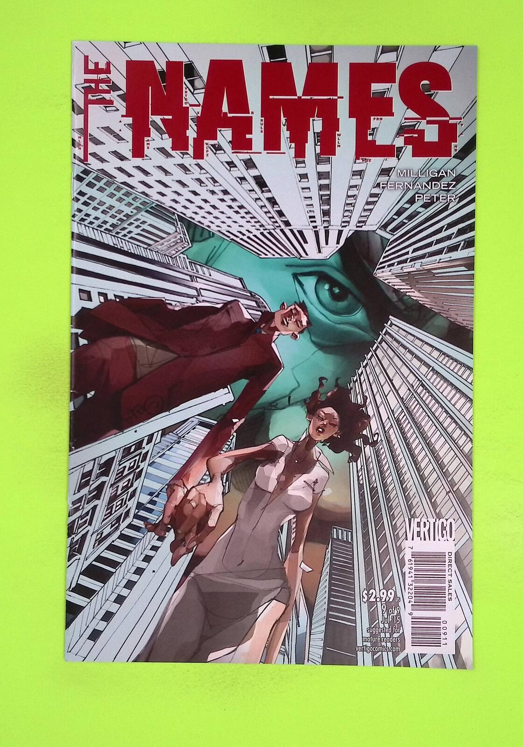 The Names #9 2015 Vertigo 8.0 Comic Book A67-73
