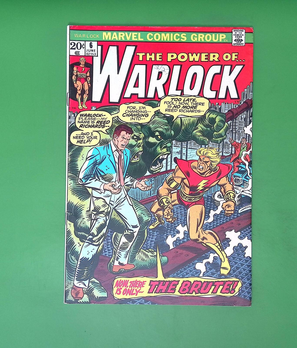 WARLOCK #6 VOL. 1 MID GRADE MARVEL COMIC BOOK H58-153