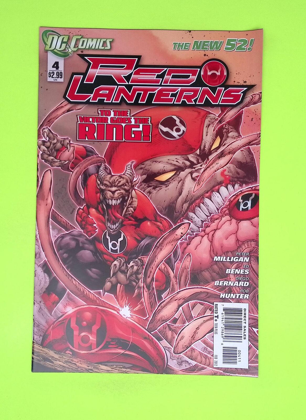 Red Lanterns #4 2012 DC Comics 7.0 Comic Book K63-120