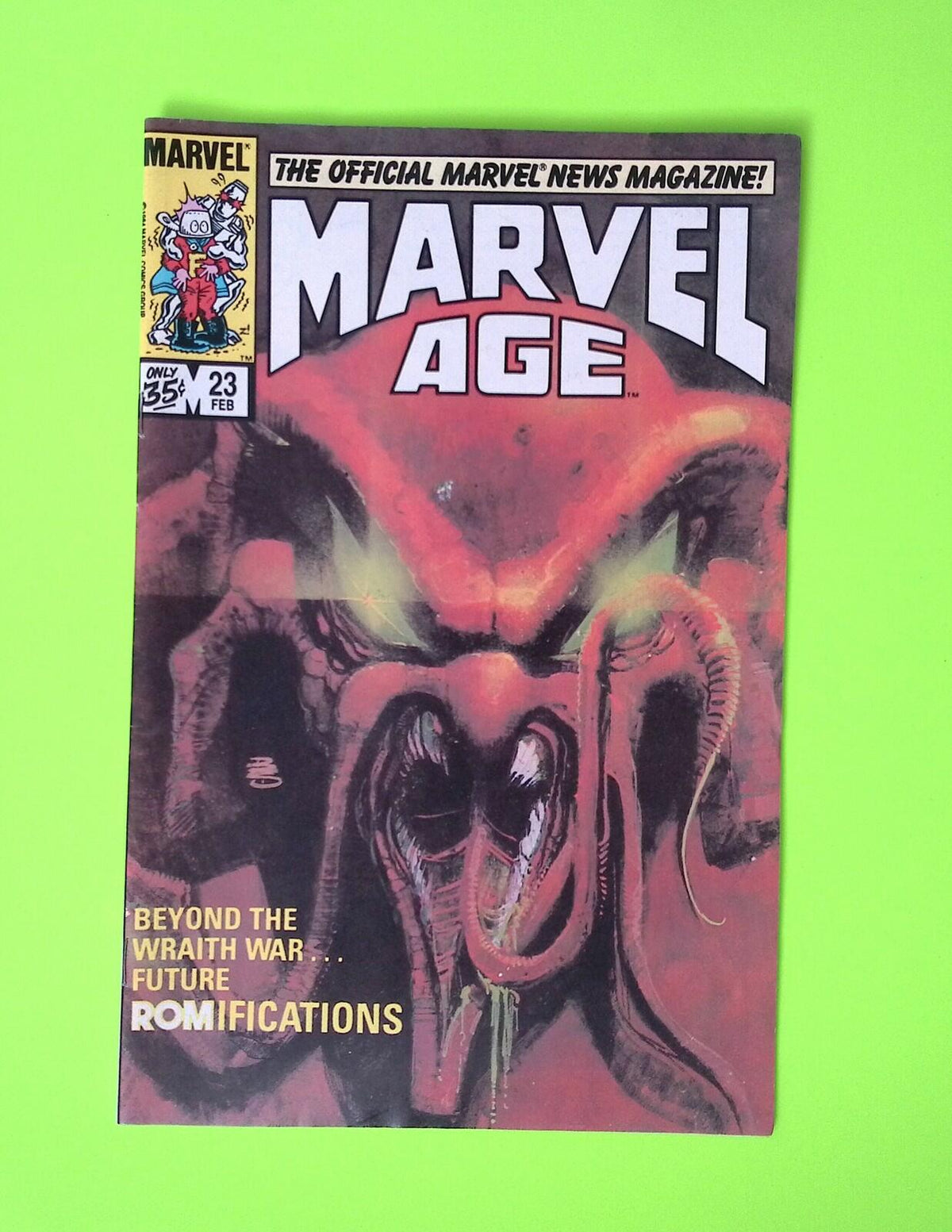 Marvel Age #23 1985 Marvel Comics Higher Grade Comic Book Q96-14