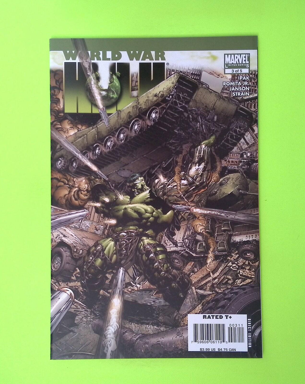 World War Hulk #3 2007 Marvel Comics High Grade Comic Book P70-240