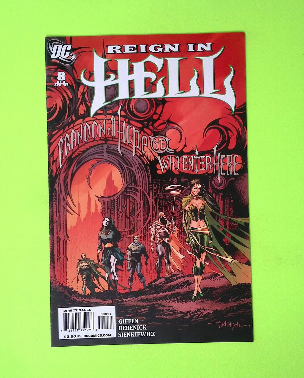 Reign in Hell #8 2009 DC Comics Higher Grade Comic Book Q103-240