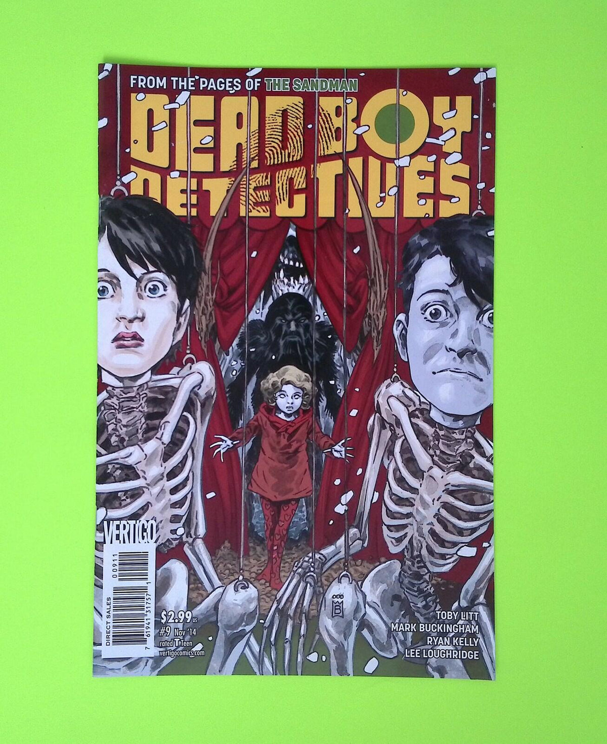 Dead Boy Detectives #9 2014 Vertigo Higher Grade Comic Book X294-154