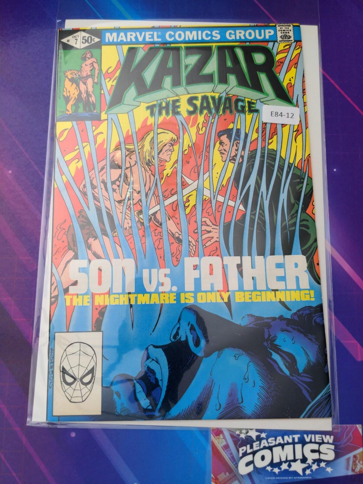 KA-ZAR THE SAVAGE #7 HIGH GRADE MARVEL COMIC BOOK E84-12