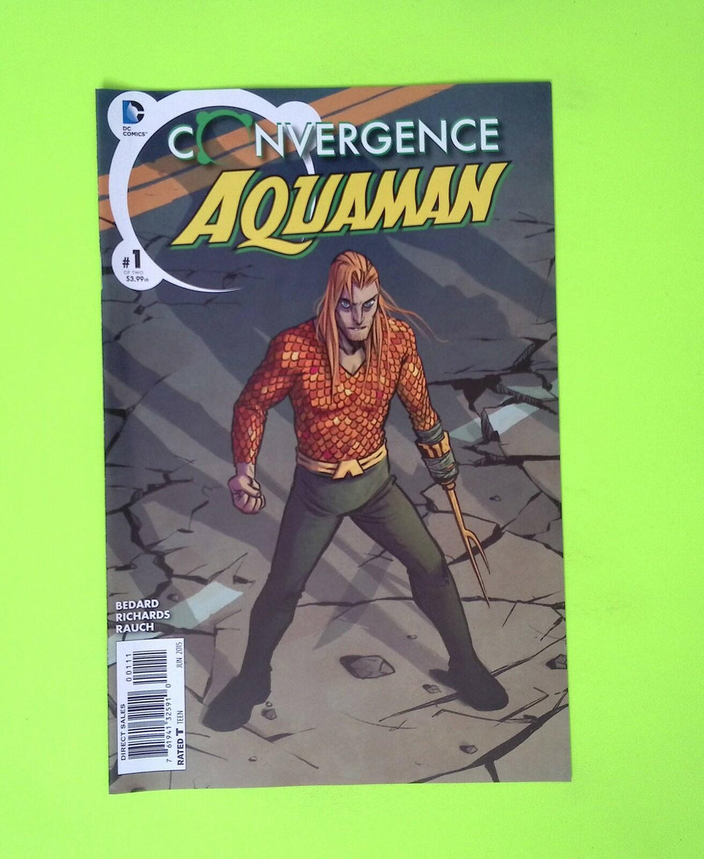 Convergence Aquaman #1 2015 DC Comics Higher Grade Comic Book X256-99