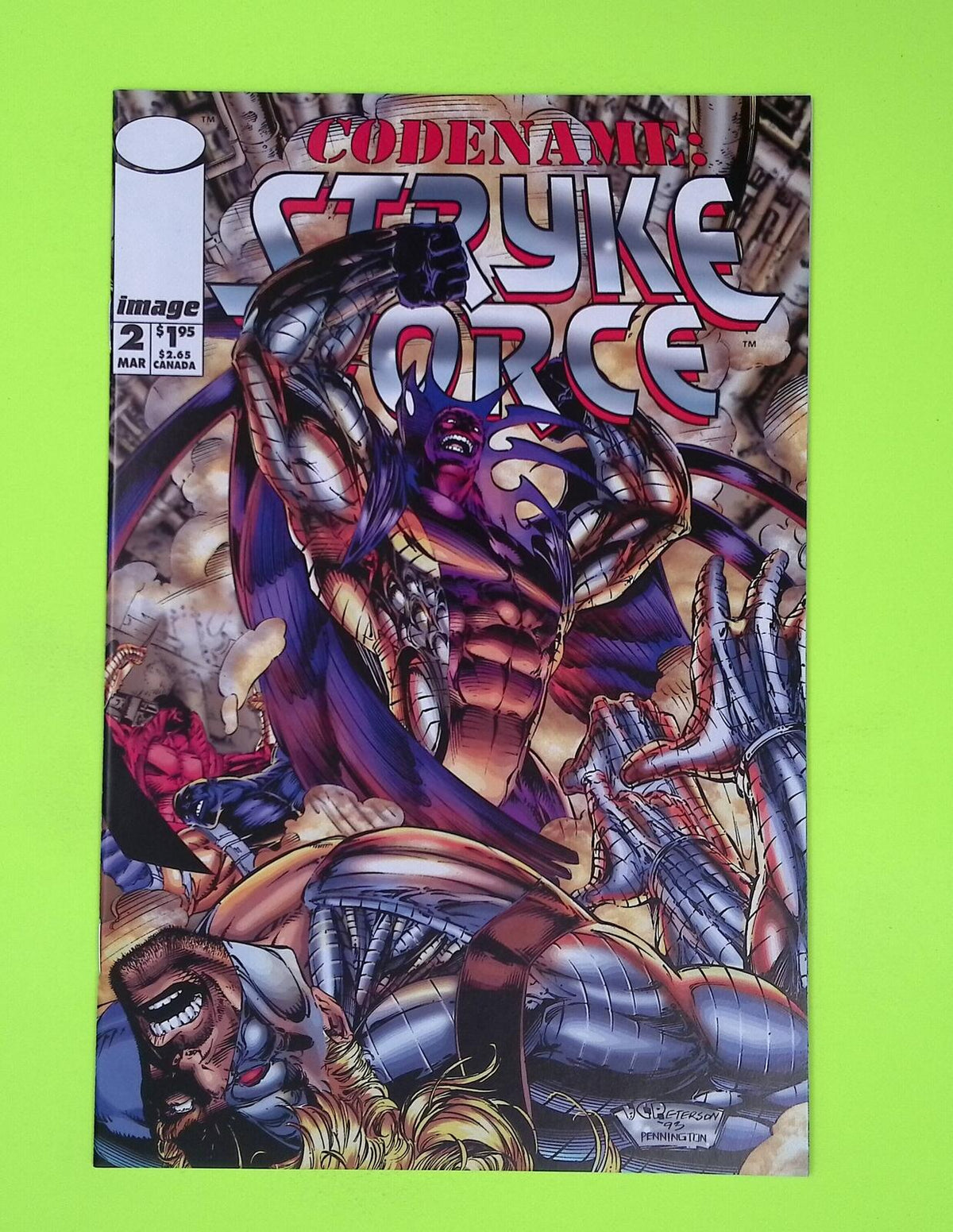 Codename Stryke Force #2 1994 Image Comics High Grade Comic Book A88-150