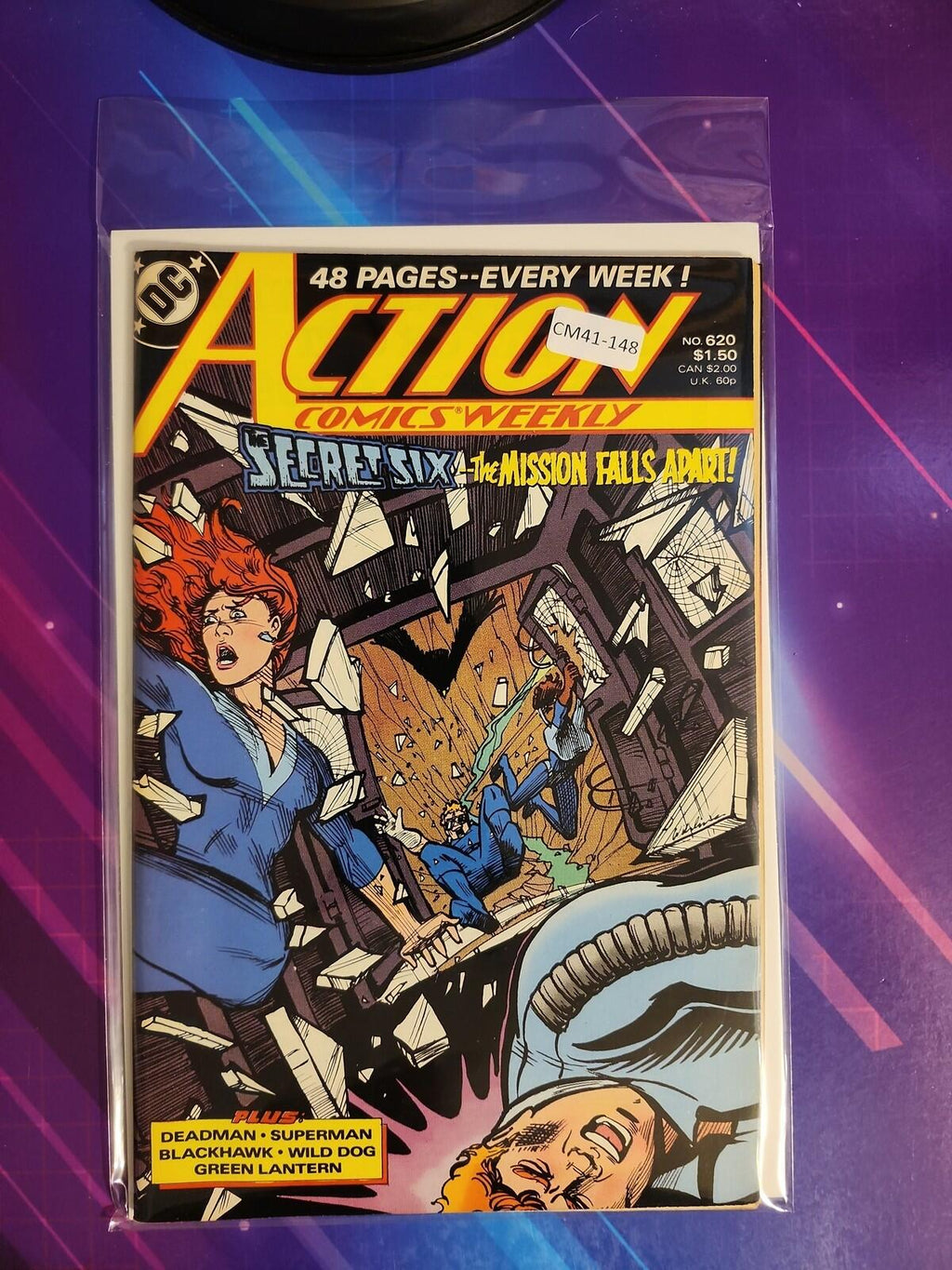 ACTION COMICS #620 VOL. 1 9.2 DC COMIC BOOK CM41-148