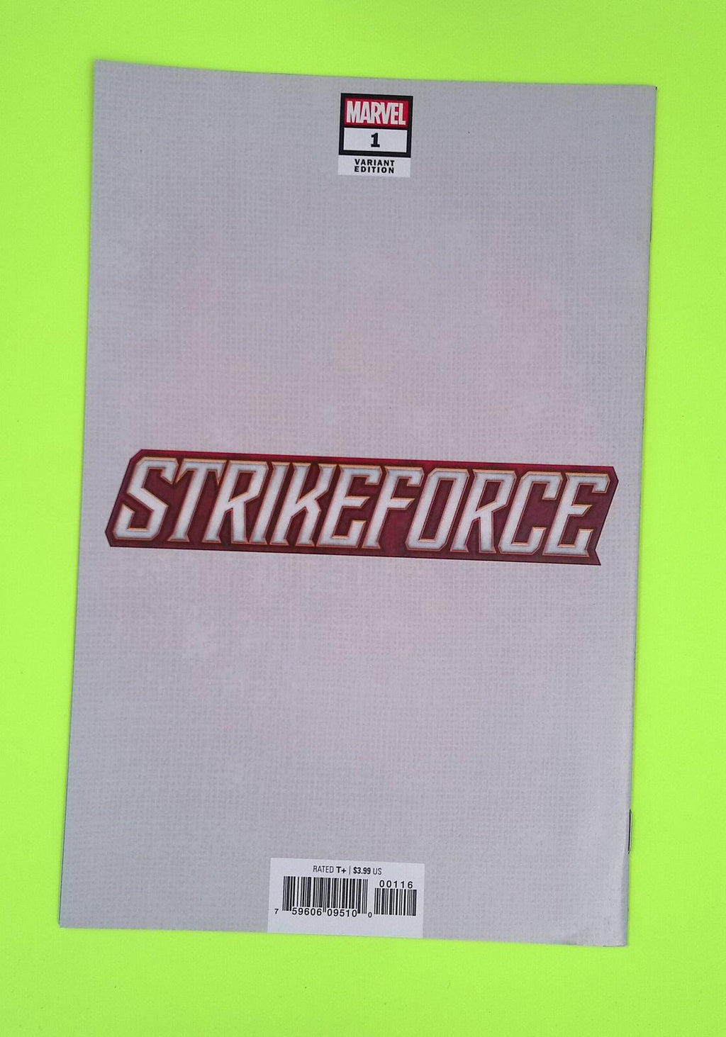 Strikeforce #1walmart 2019 Marvel Comics Variant High Grade Comic Book A63-77