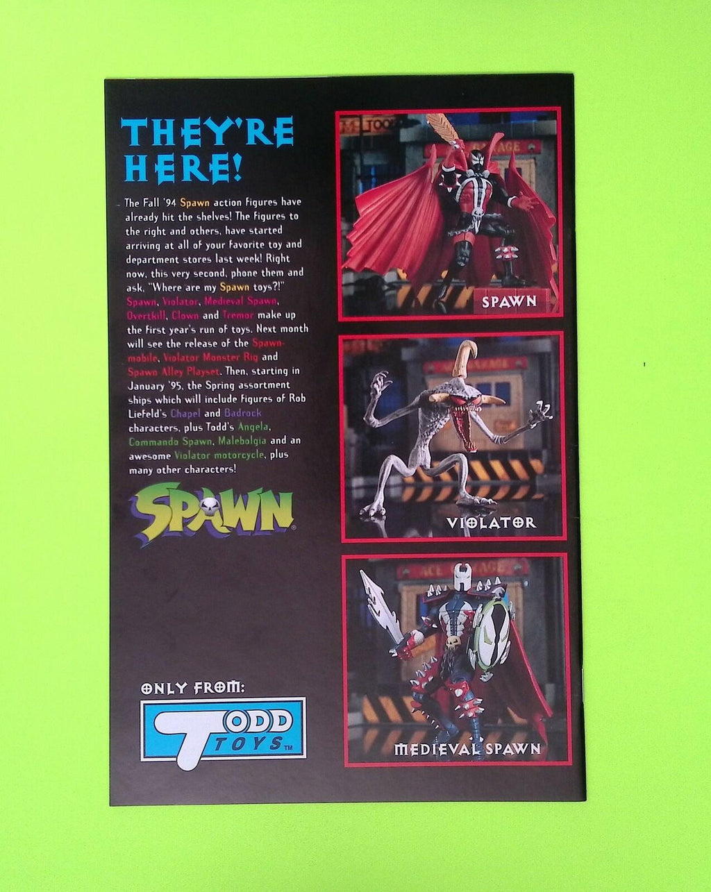 Spawn #26 1994 Todd McFarlane Productions High Grade Comic Book Q21-24