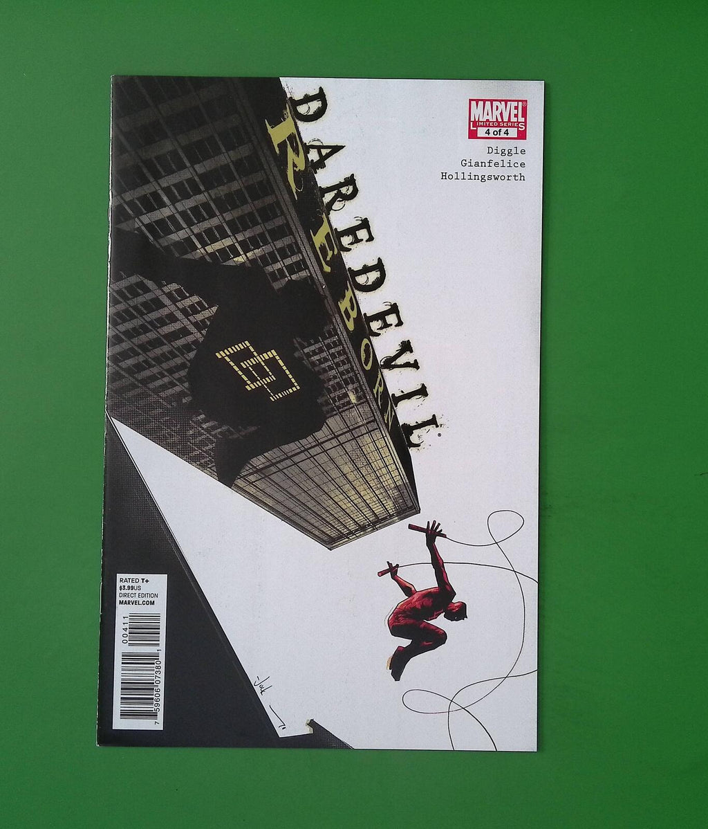 DAREDEVIL: REBORN #4 MINI 8.0 MARVEL COMIC BOOK TS89-88