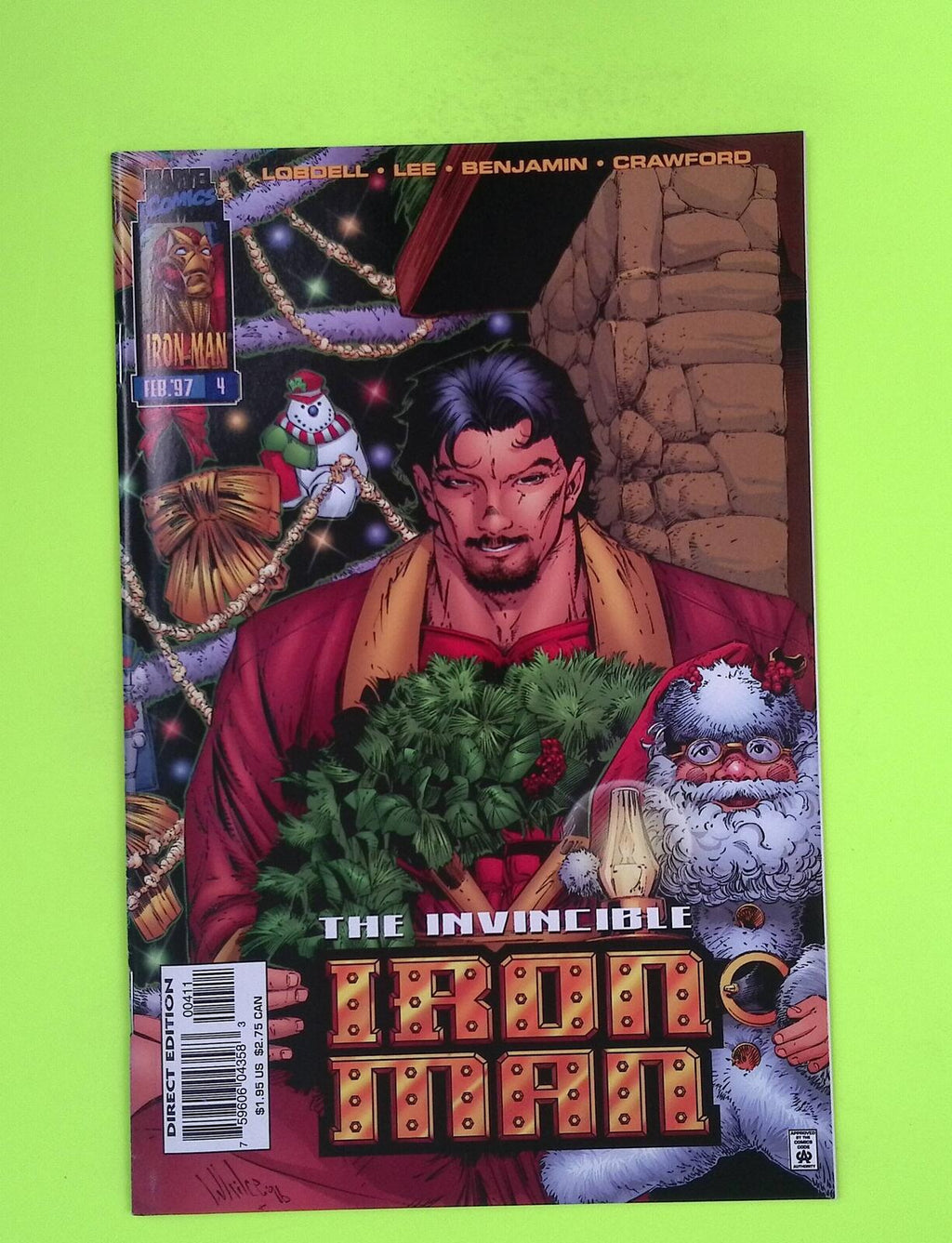 Iron Man #4b Vol. 2 1997 Marvel Comics Variant High Grade Comic Book J23-70