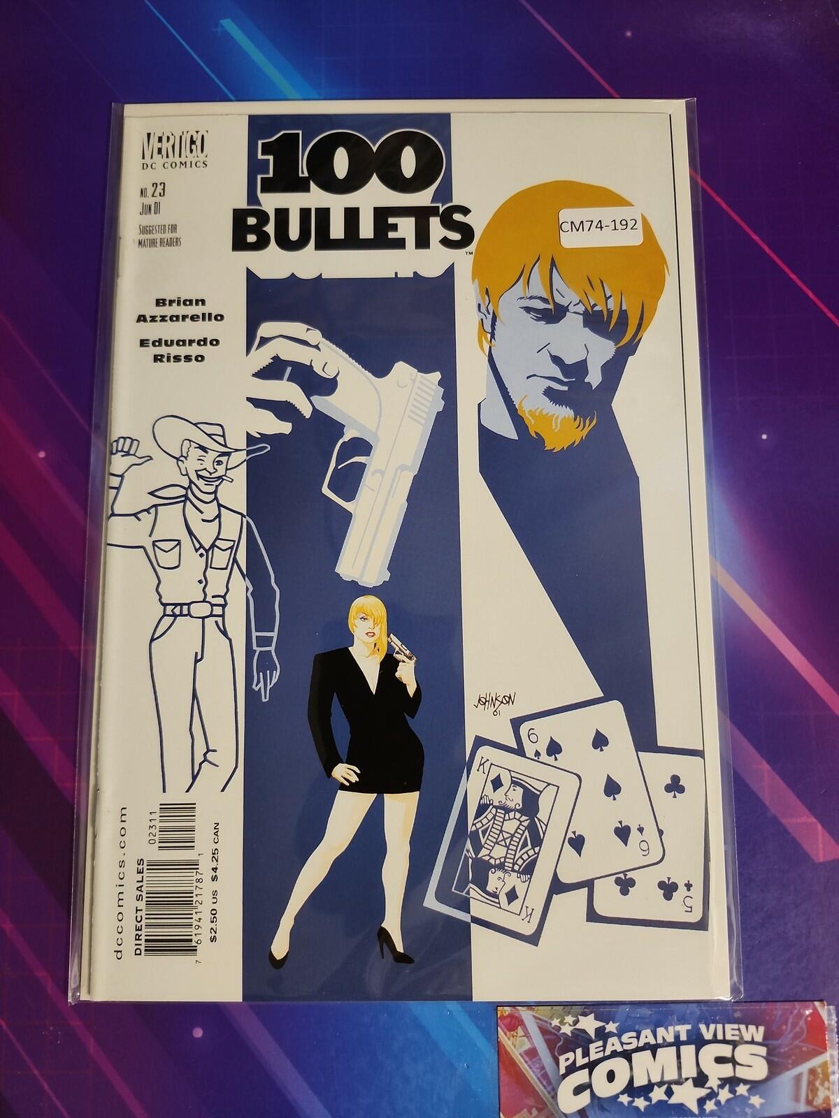 100 BULLETS #23 HIGH GRADE VERTIGO COMIC BOOK CM74-192