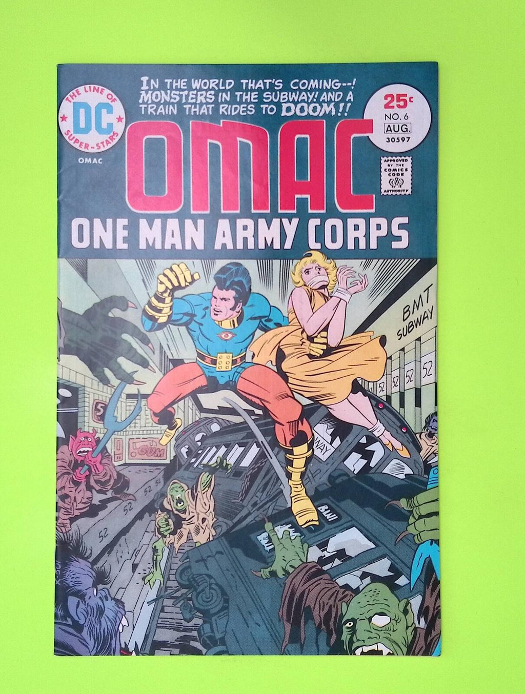 Omac #6 Vol. 1 1975 DC Comics Mid Grade Comic Book A74-137