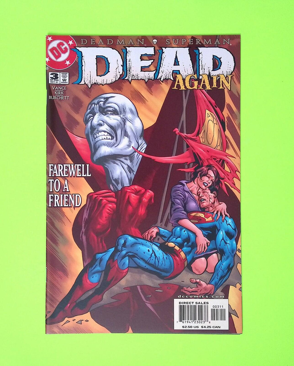 Deadman Dead Again #3 2001 DC Comics High Grade Comic Book X280-16
