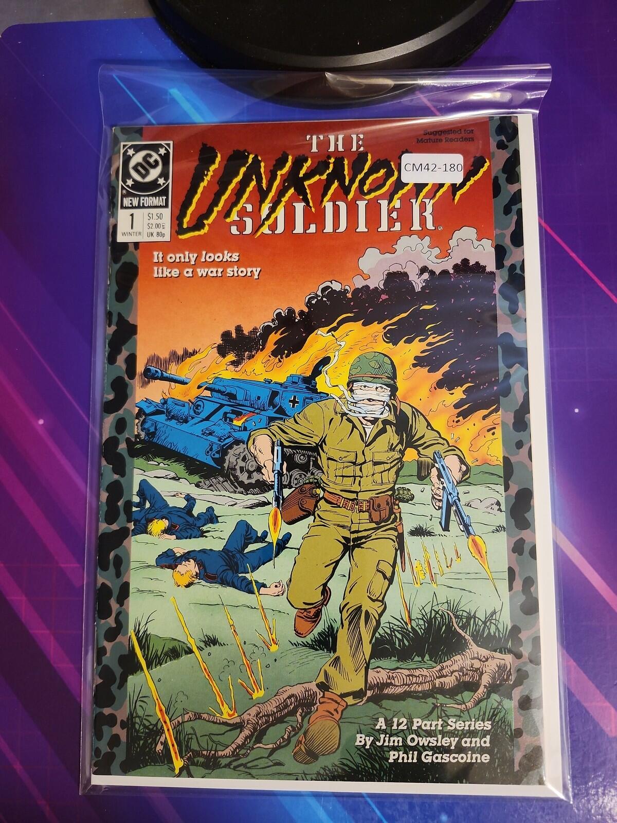 UNKNOWN SOLDIER #1 VOL. 2 8.0 DC COMIC BOOK CM42-180