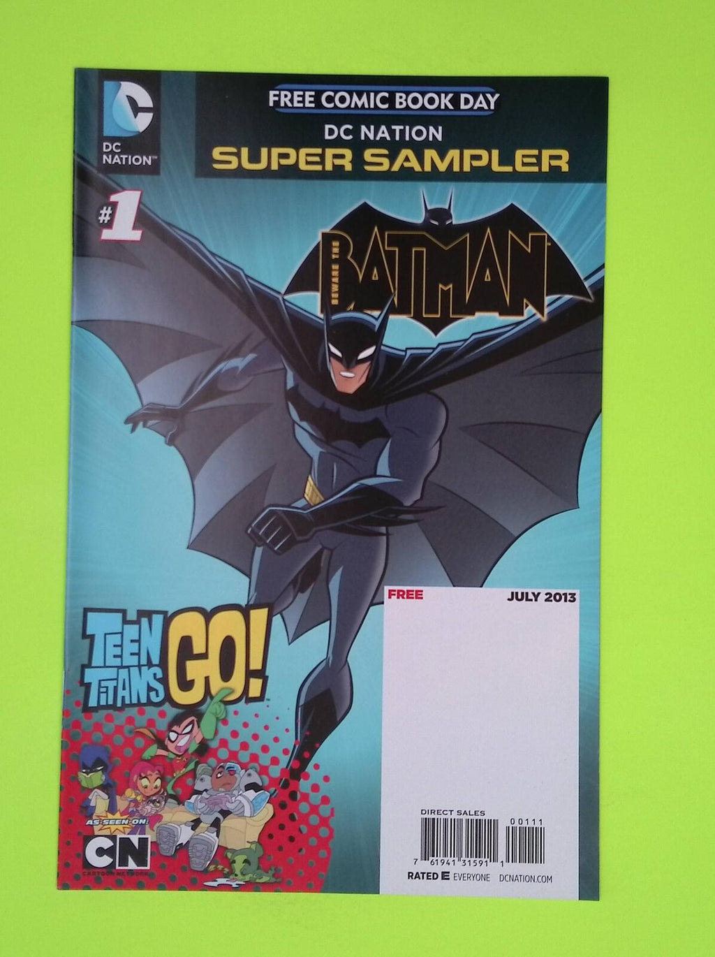 DC Nation Super Sampler #2013 2013 DC Comics High Grade Comic Book K42-82