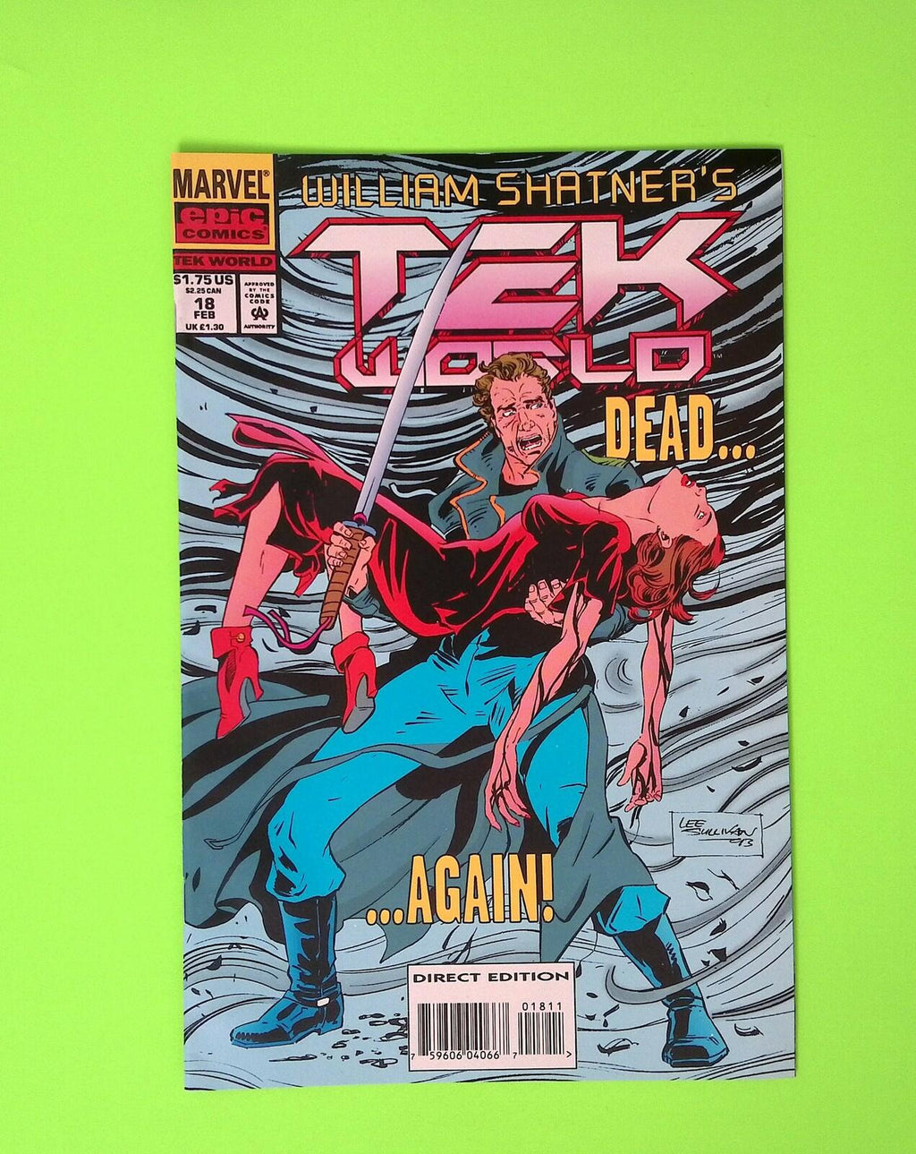 Tek World #18 1994 Epic Comics High Grade Comic Book B6-93